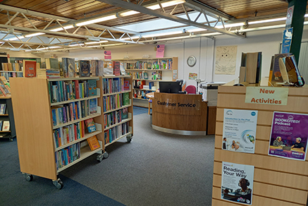 Customer Desk in Tandragee Library