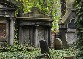 Gravestones and burials