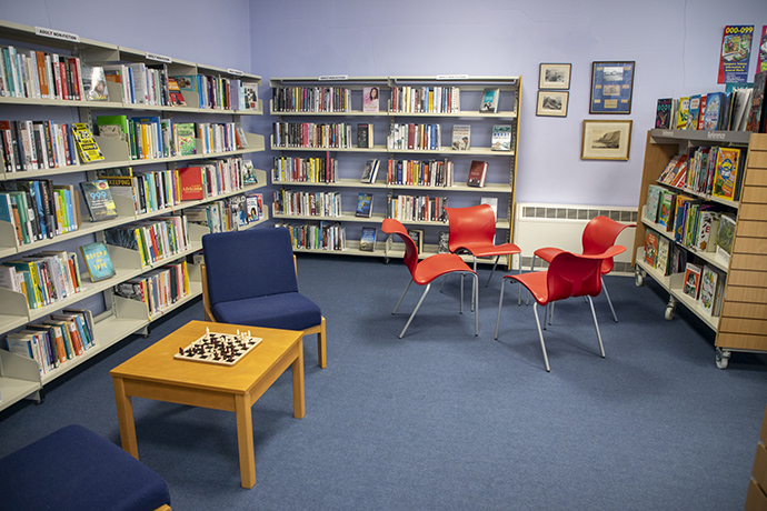 Photo of Portrush Library's seating area