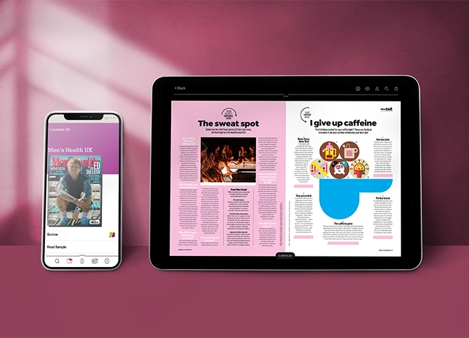 Feature tile showing the e-Magazine of the Week which is Men's Health