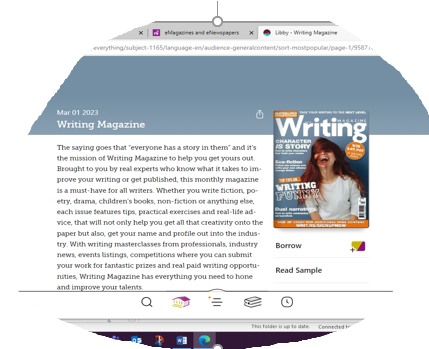 Writing magazine