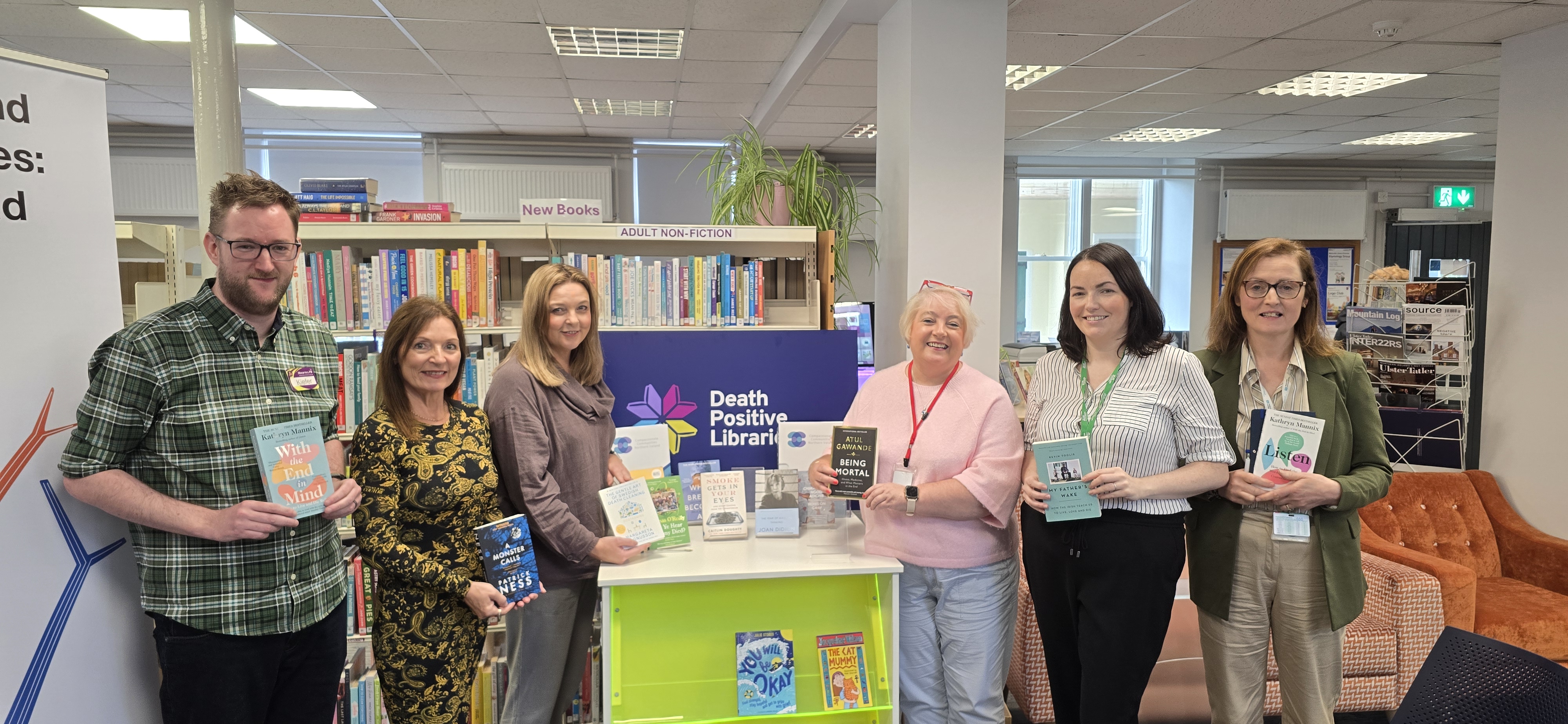 the launch of the Death Positive Library in Waterside Library