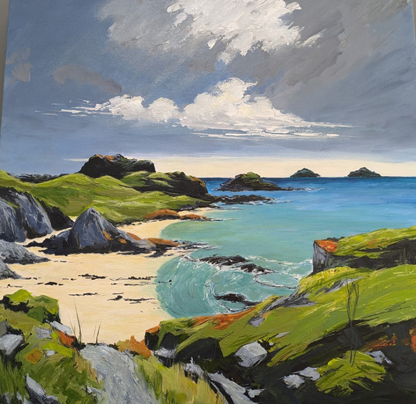 A piece of work by local artist Lorraine Erica Whiteside