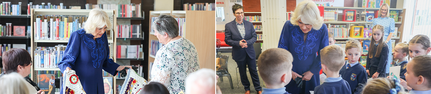 Her Majesty The Queen visits Banbridge Library