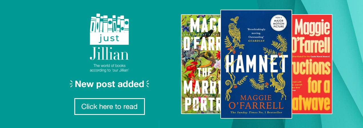 Home page banner showing Just Jillian blog post, Hamnet, from Page to Screen 27/01/2026