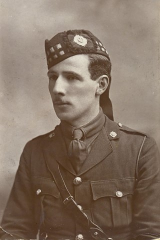 WAR 013. Photograph of Matthew Warren in uniform. Copyright retained by A. Warren.