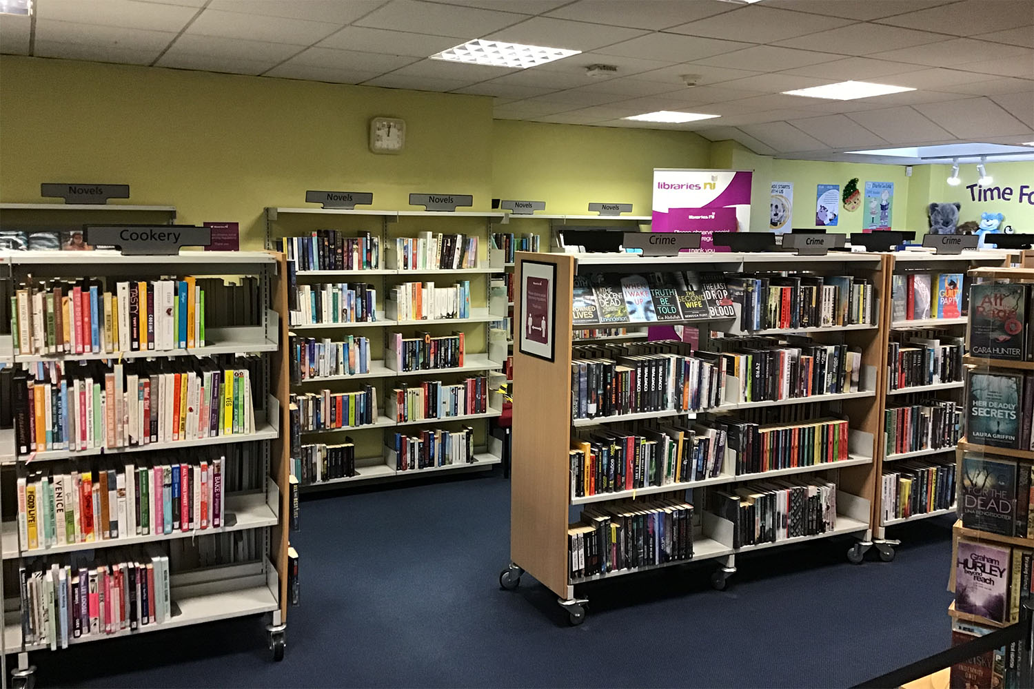 Kells and Connor Library interior