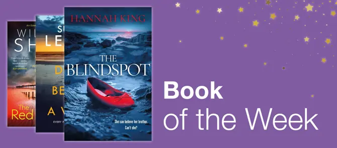 Book of the Week is The Blindspot by Hannah King available on the Libraries NI Catalogue