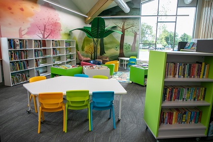 Photo of Ballymoney Library's Interior - the children's section