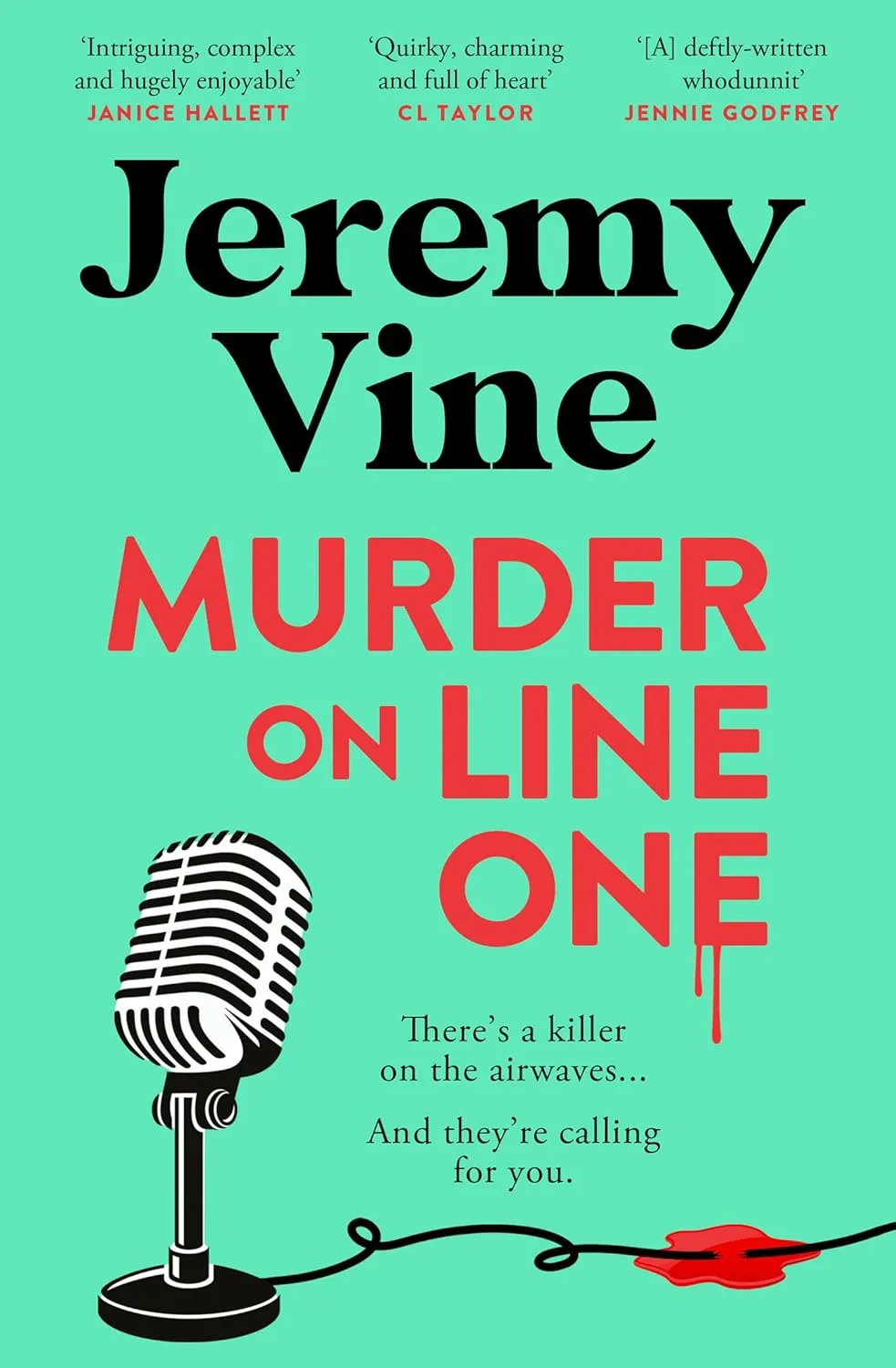 Book Cover of Murder on Line One by Jeremy Vine