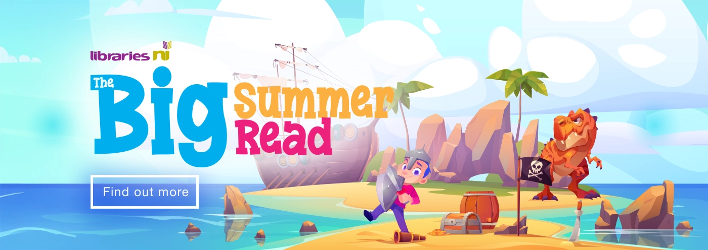 Home page banner 1 - Libraries NI's Big Summer Read 2025