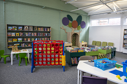Rathcoole Library interior