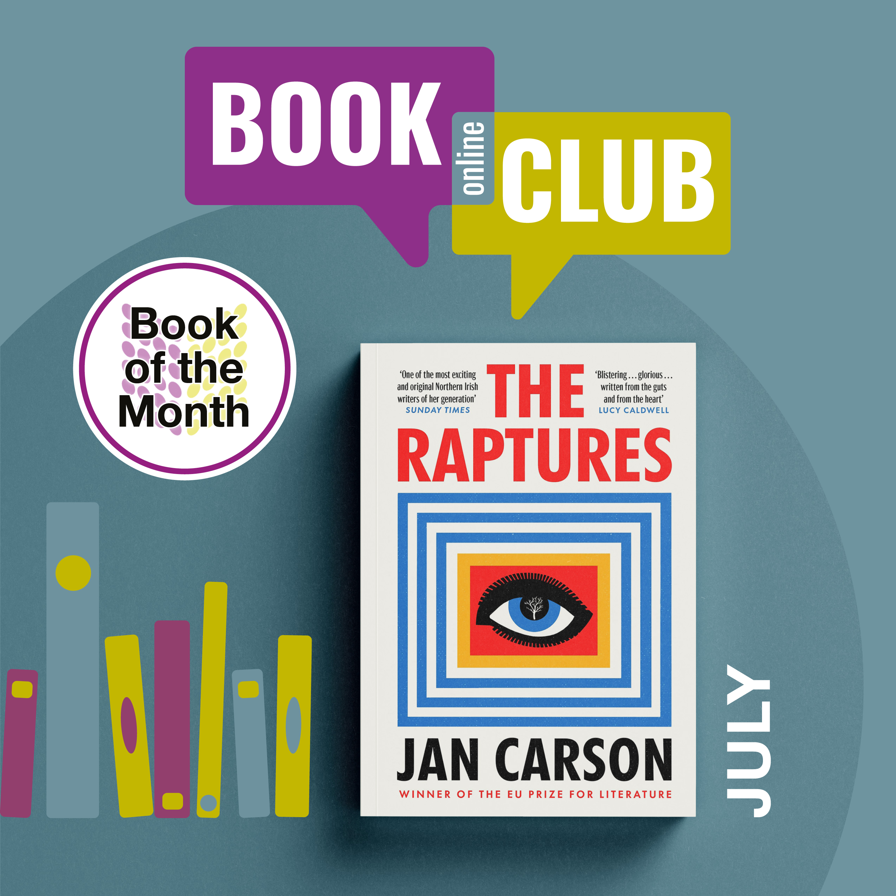 Online Book Club The Raptures by Jan Carson